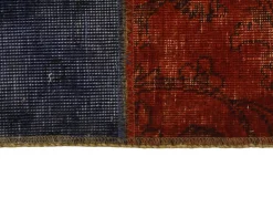Vintage Patchwork orientalisk matta 202 x 253 cm