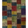 Vintage Patchwork orientalisk matta 208 x 256 cm