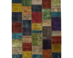 Vintage Patchwork orientalisk matta 208 x 256 cm