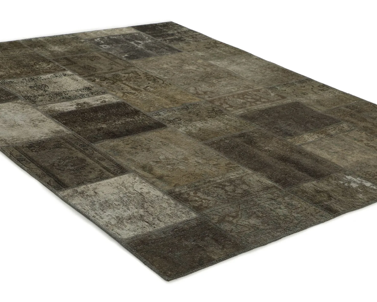 Vintage Patchwork orientalisk matta 200 x 251 cm