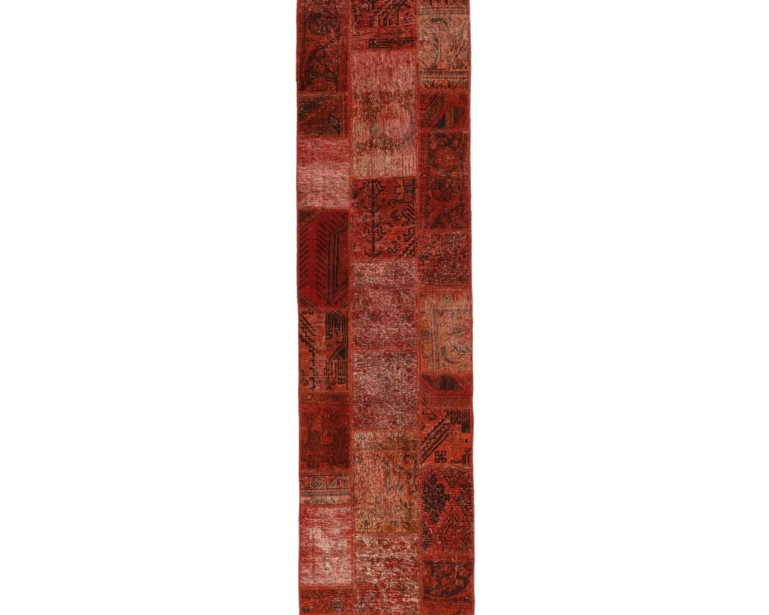 Vintage Patchwork orientalisk matta 73 x 260 cm