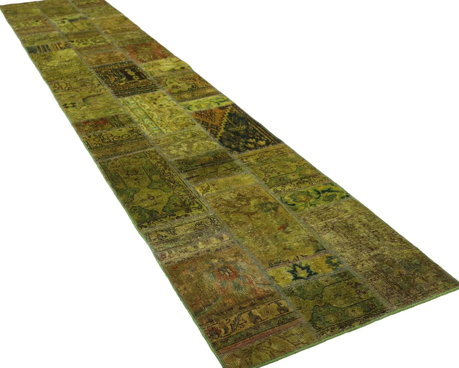 Vintage Patchwork orientalisk matta 81 x 410 cm