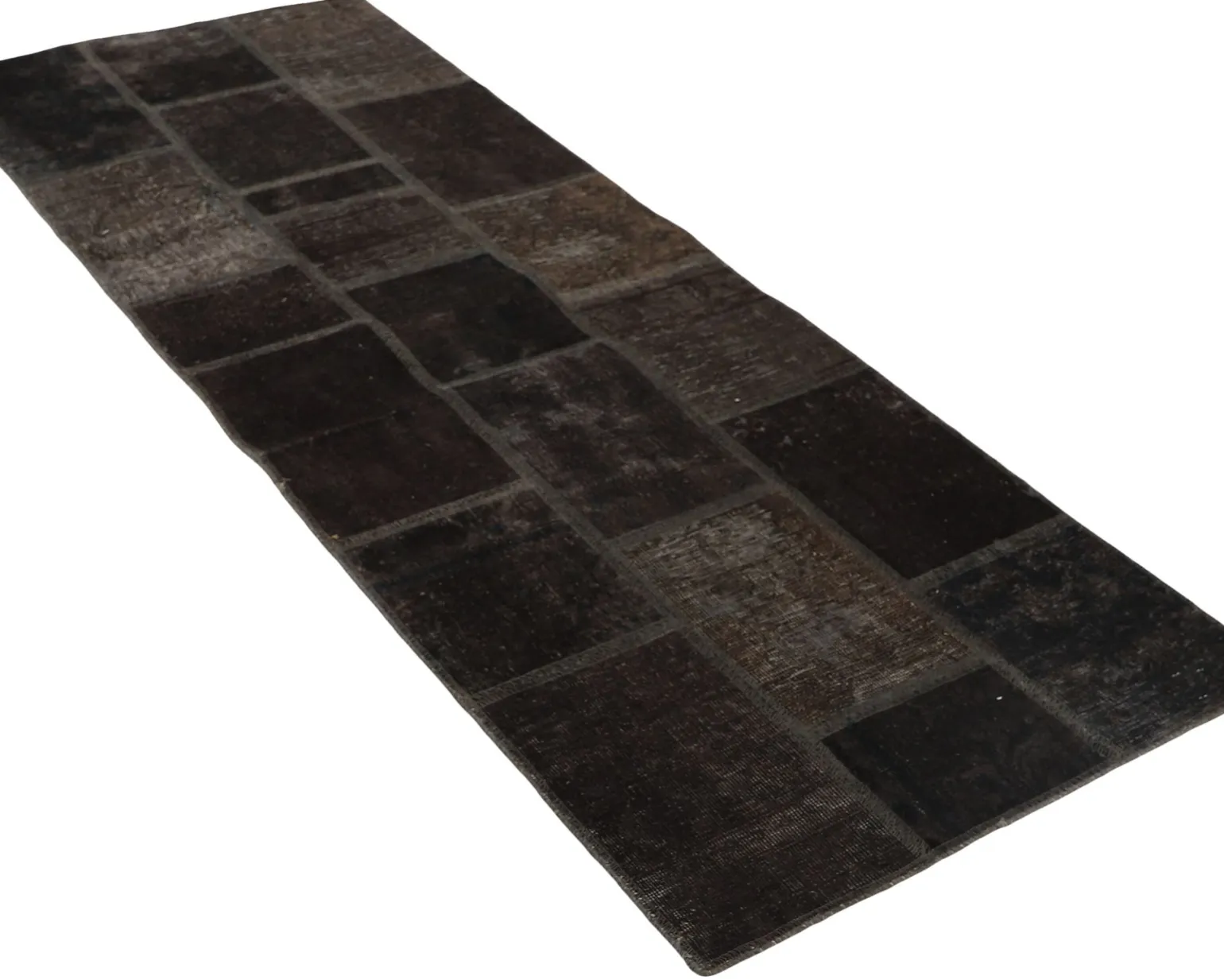 Vintage Patchwork orientalisk matta 76 x 202 cm