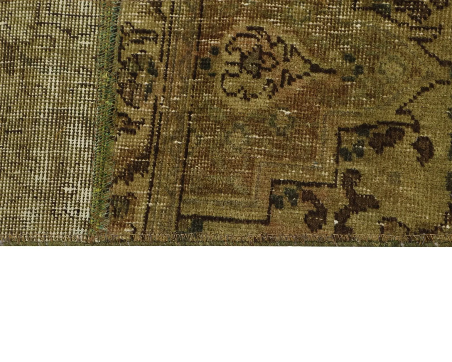 Vintage Patchwork orientalisk matta 75 x 203 cm