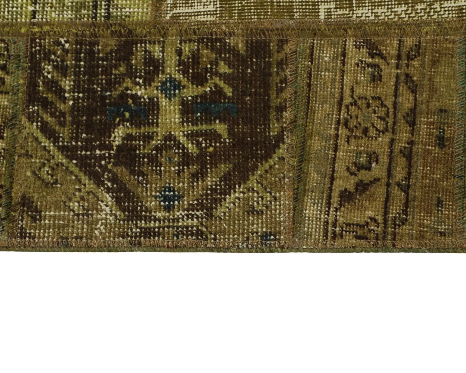 Vintage Patchwork orientalisk matta 75 x 204 cm