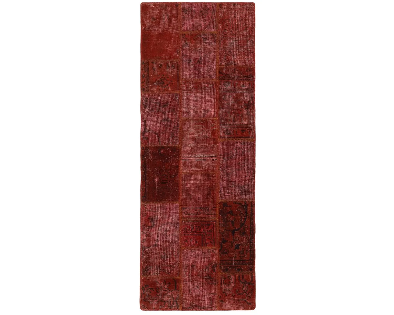 Vintage Patchwork orientalisk matta 75 x 203 cm
