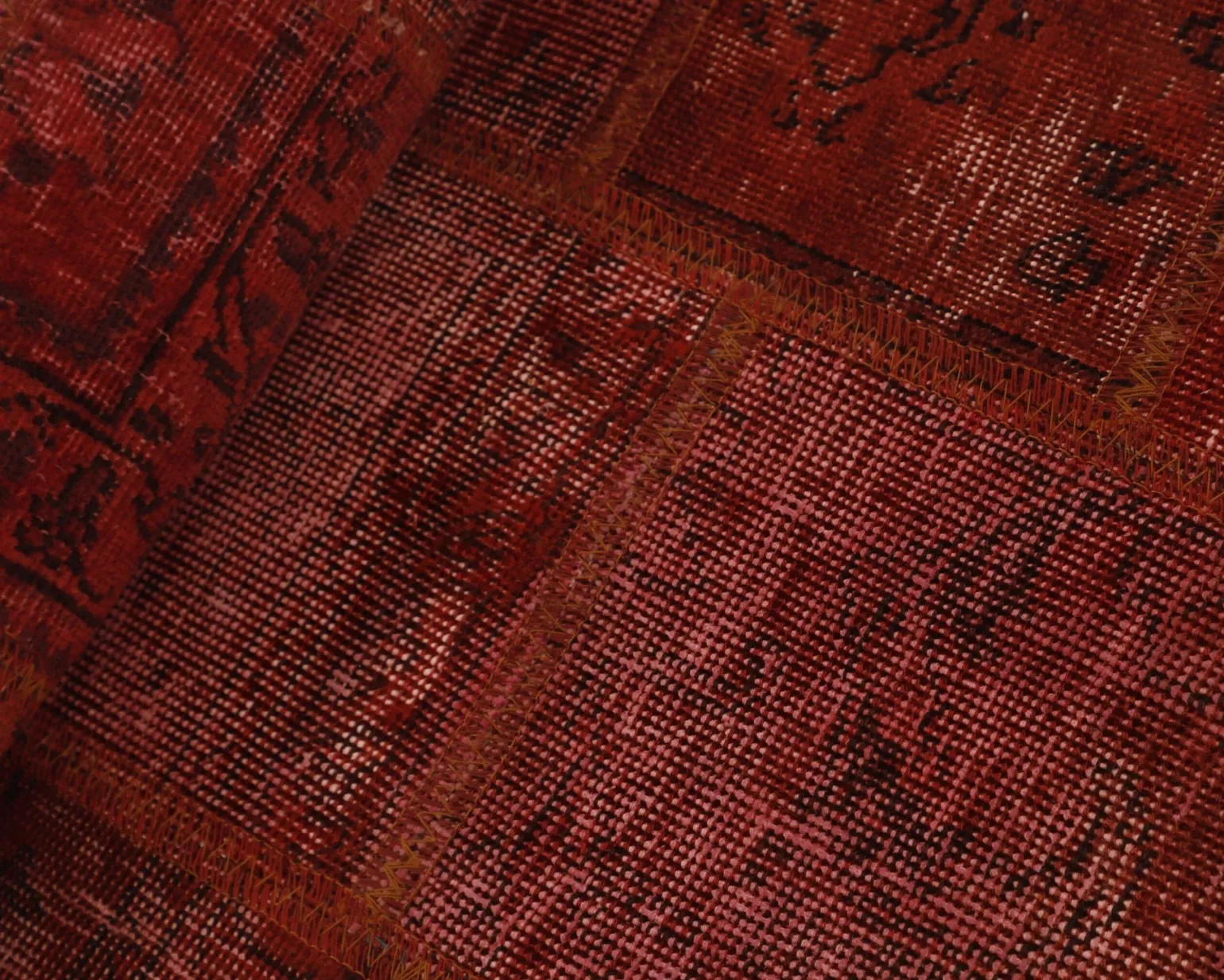 Vintage Patchwork orientalisk matta 75 x 203 cm