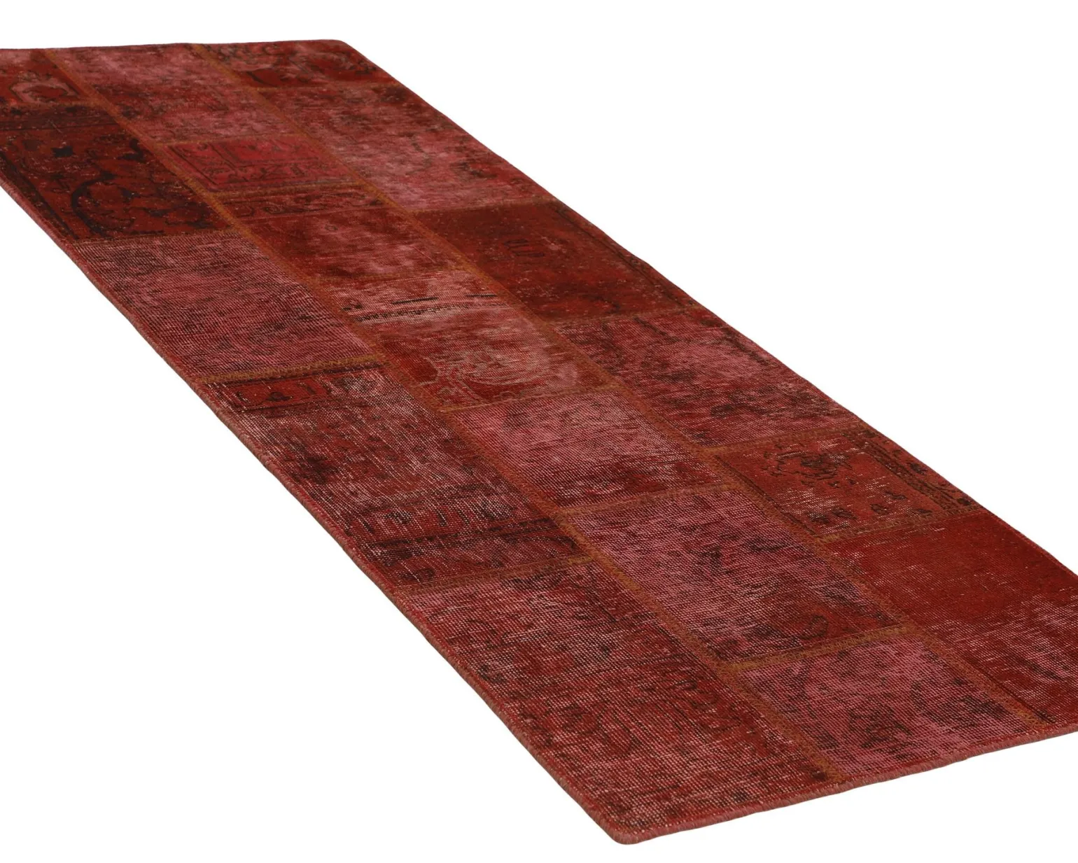 Vintage Patchwork orientalisk matta 75 x 203 cm
