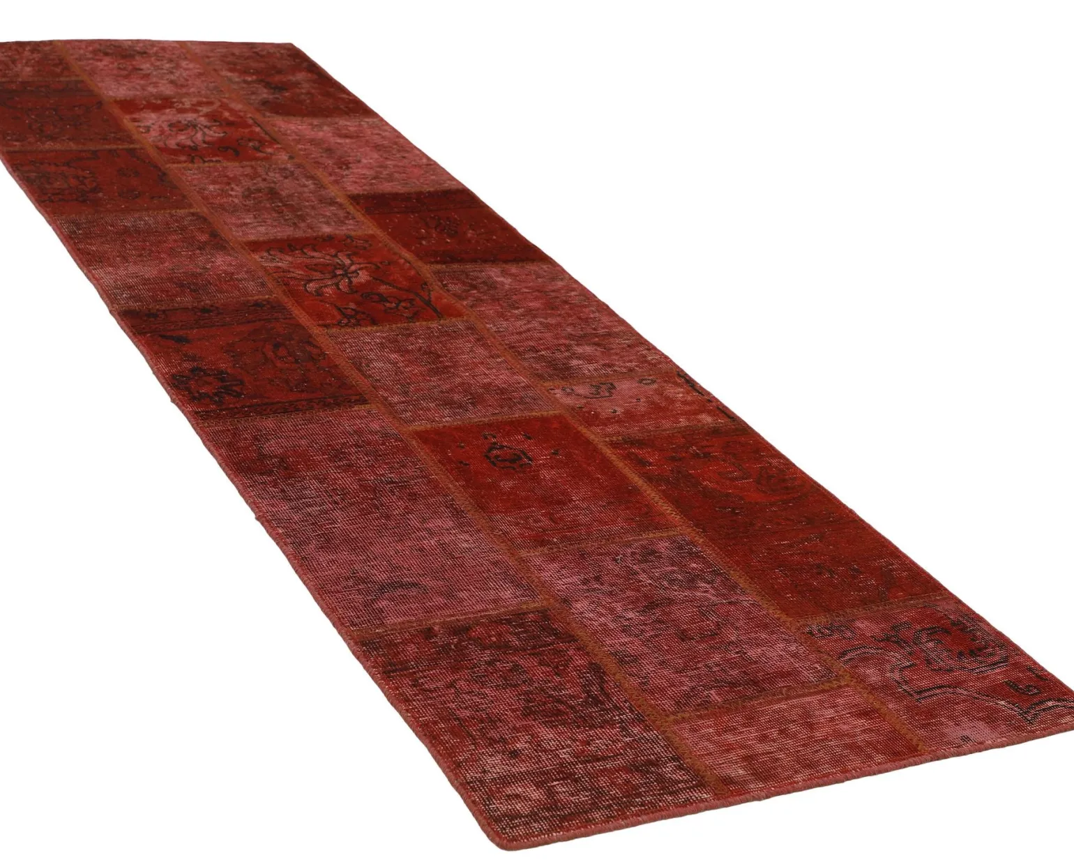 Vintage Patchwork orientalisk matta 75 x 253 cm