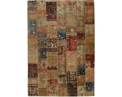 Vintage Patchwork orientalisk matta 246 x 355 cm
