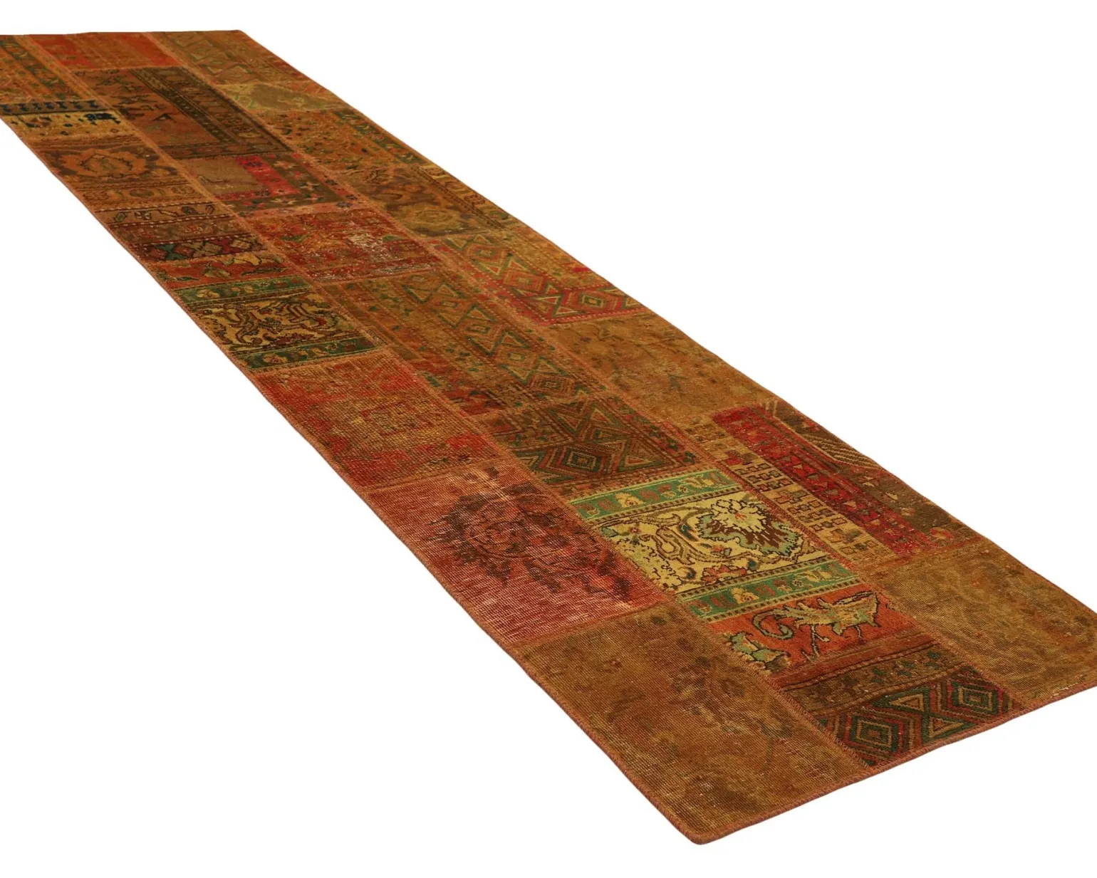 Vintage Patchwork orientalisk matta 84 x 308 cm
