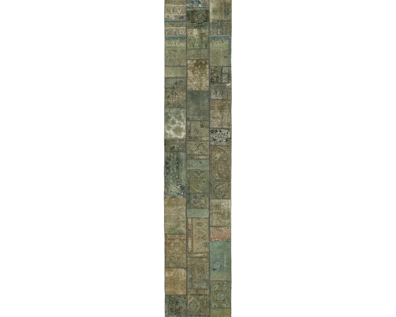 Vintage Patchwork orientalisk matta 86 x 410 cm