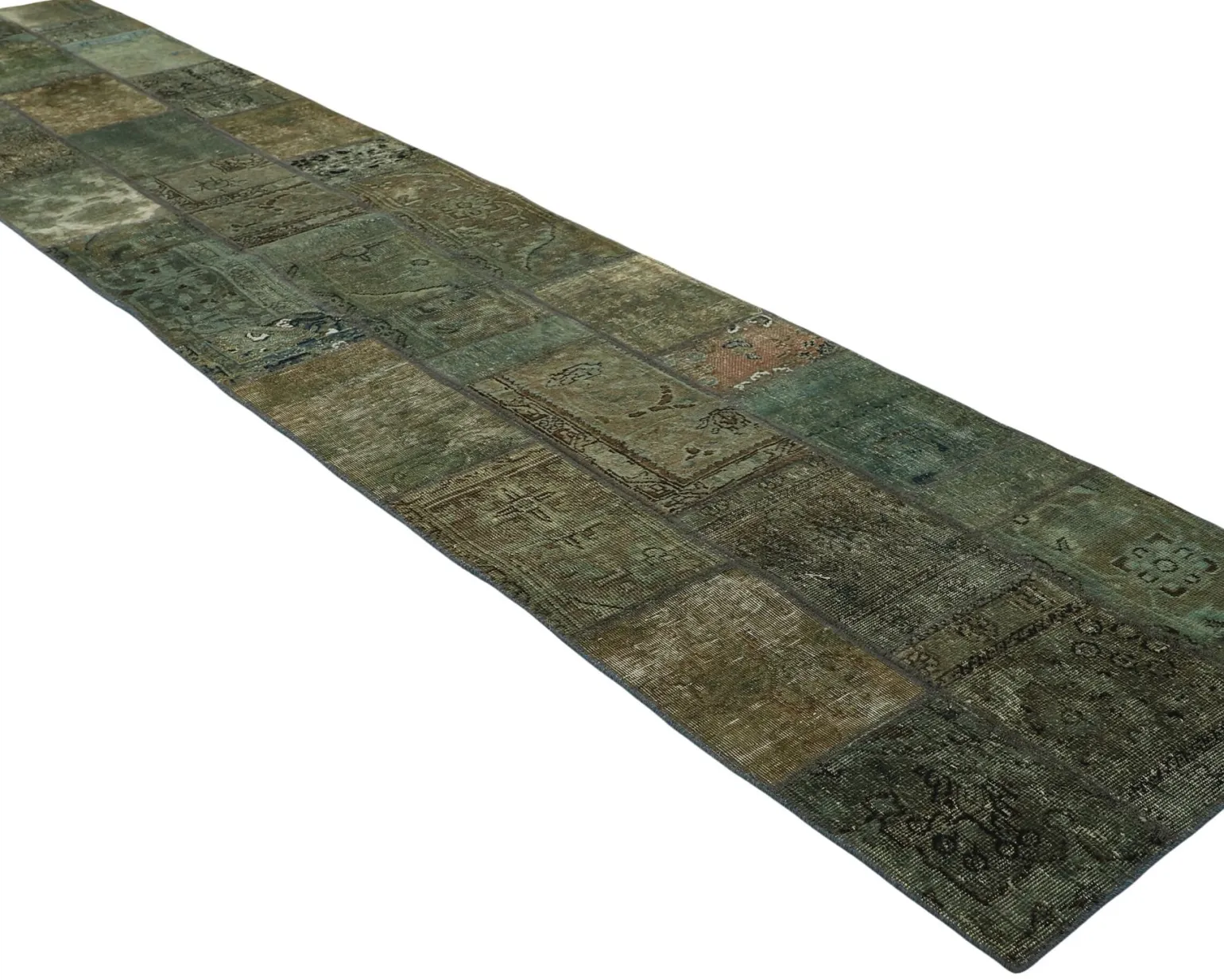 Vintage Patchwork orientalisk matta 86 x 410 cm