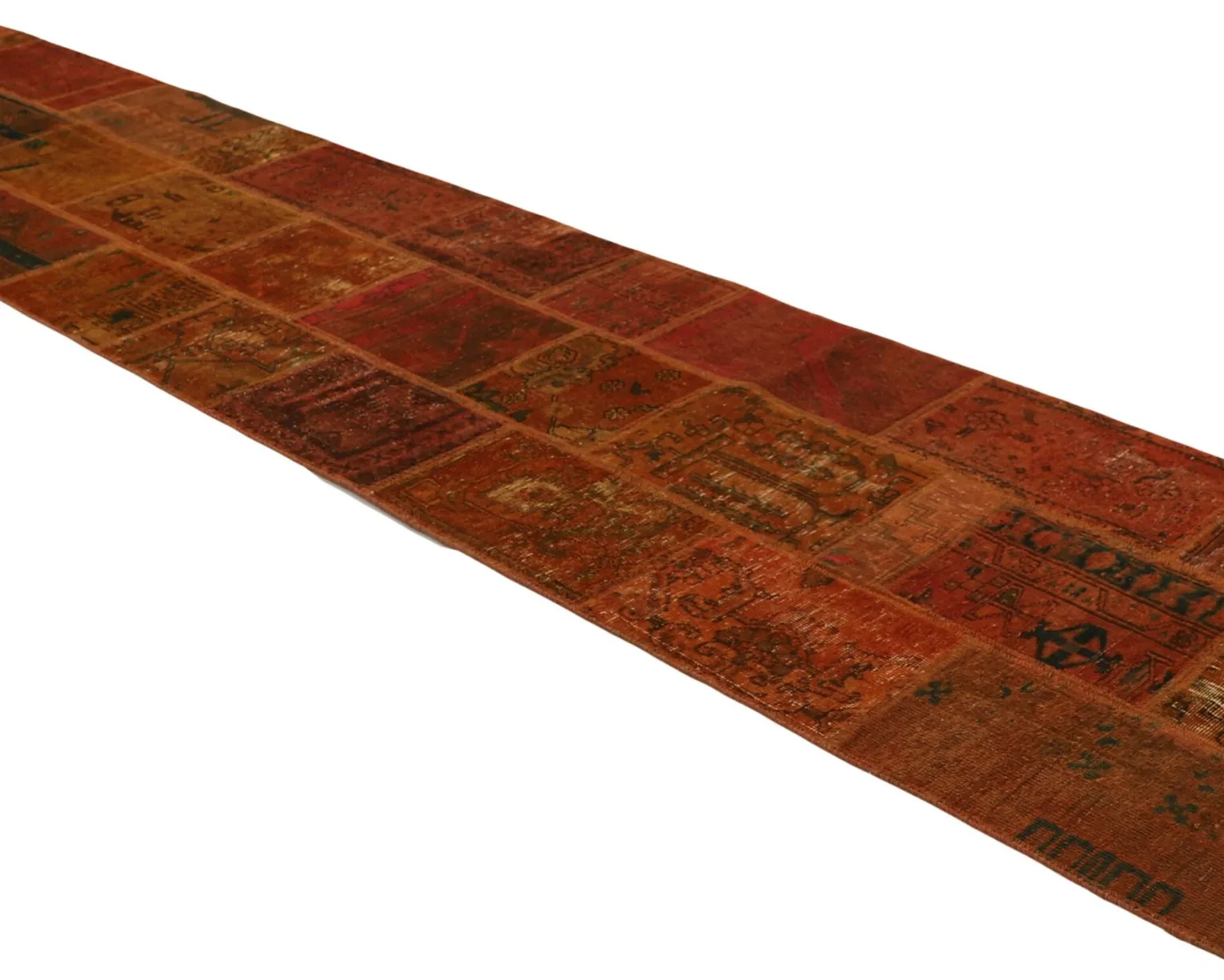 Vintage Patchwork orientalisk matta 83 x 411 cm