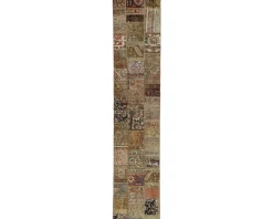 Vintage Patchwork orientalisk matta 81 x 413 cm