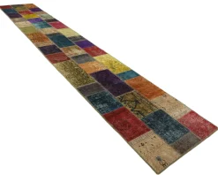 Vintage Patchwork orientalisk matta 80 x 510 cm