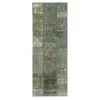 Vintage Patchwork orientalisk matta 75 x 203 cm