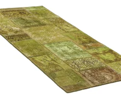 Vintage Patchwork orientalisk matta 75 x 154 cm