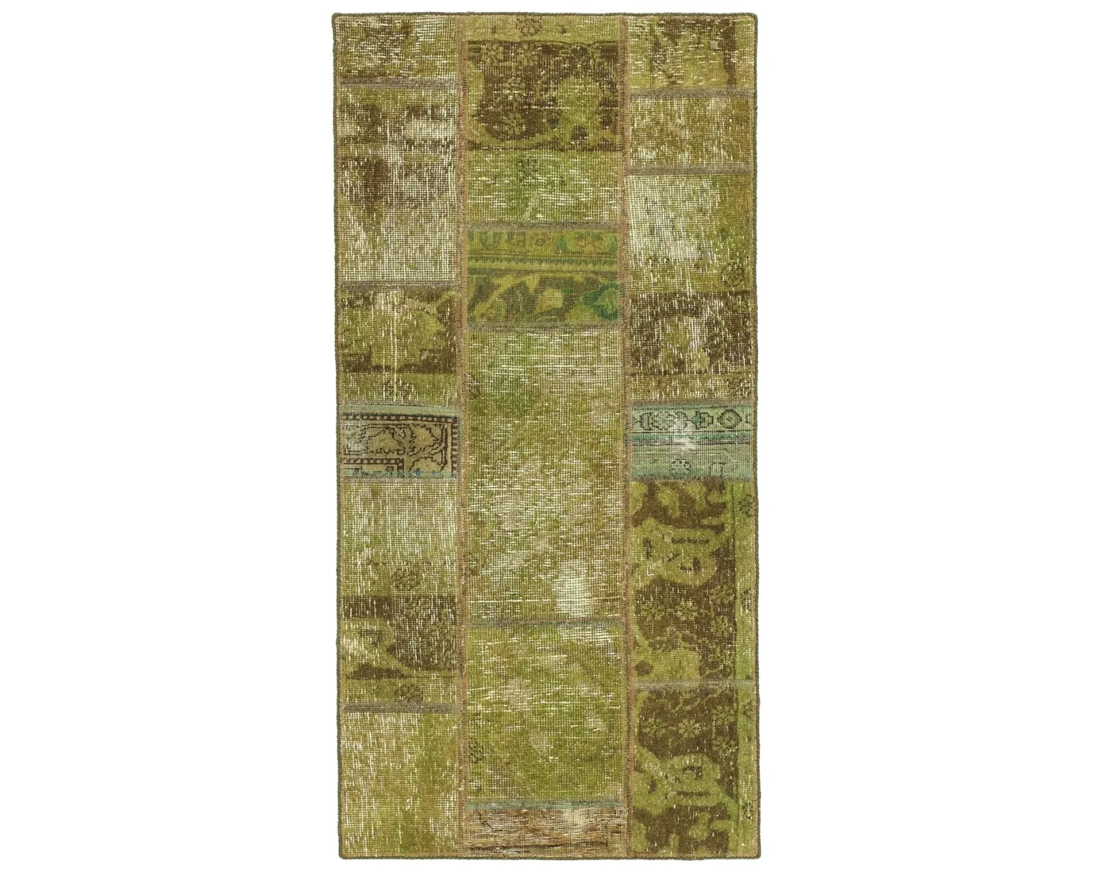 Vintage Patchwork orientalisk matta 75 x 155 cm