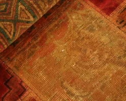 Vintage Patchwork orientalisk matta 75 x 155 cm