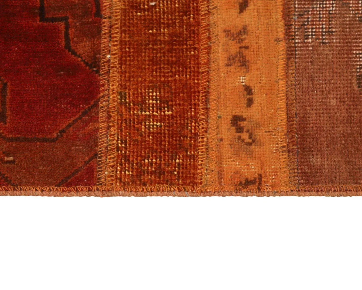 Vintage Patchwork orientalisk matta 75 x 155 cm
