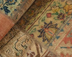 Vintage Patchwork orientalisk matta 74 x 152 cm
