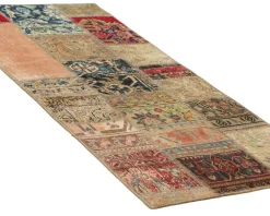 Vintage Patchwork orientalisk matta 74 x 152 cm