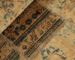 Vintage Patchwork orientalisk matta 74 x 153 cm
