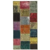 Vintage Patchwork orientalisk matta 75 x 151 cm