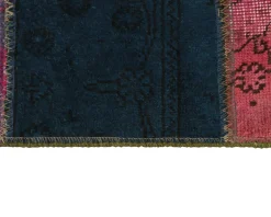 Vintage Patchwork orientalisk matta 75 x 151 cm