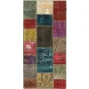 Vintage Patchwork orientalisk matta 76 x 155 cm