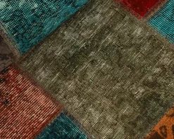 Vintage Patchwork orientalisk matta 75 x 154 cm
