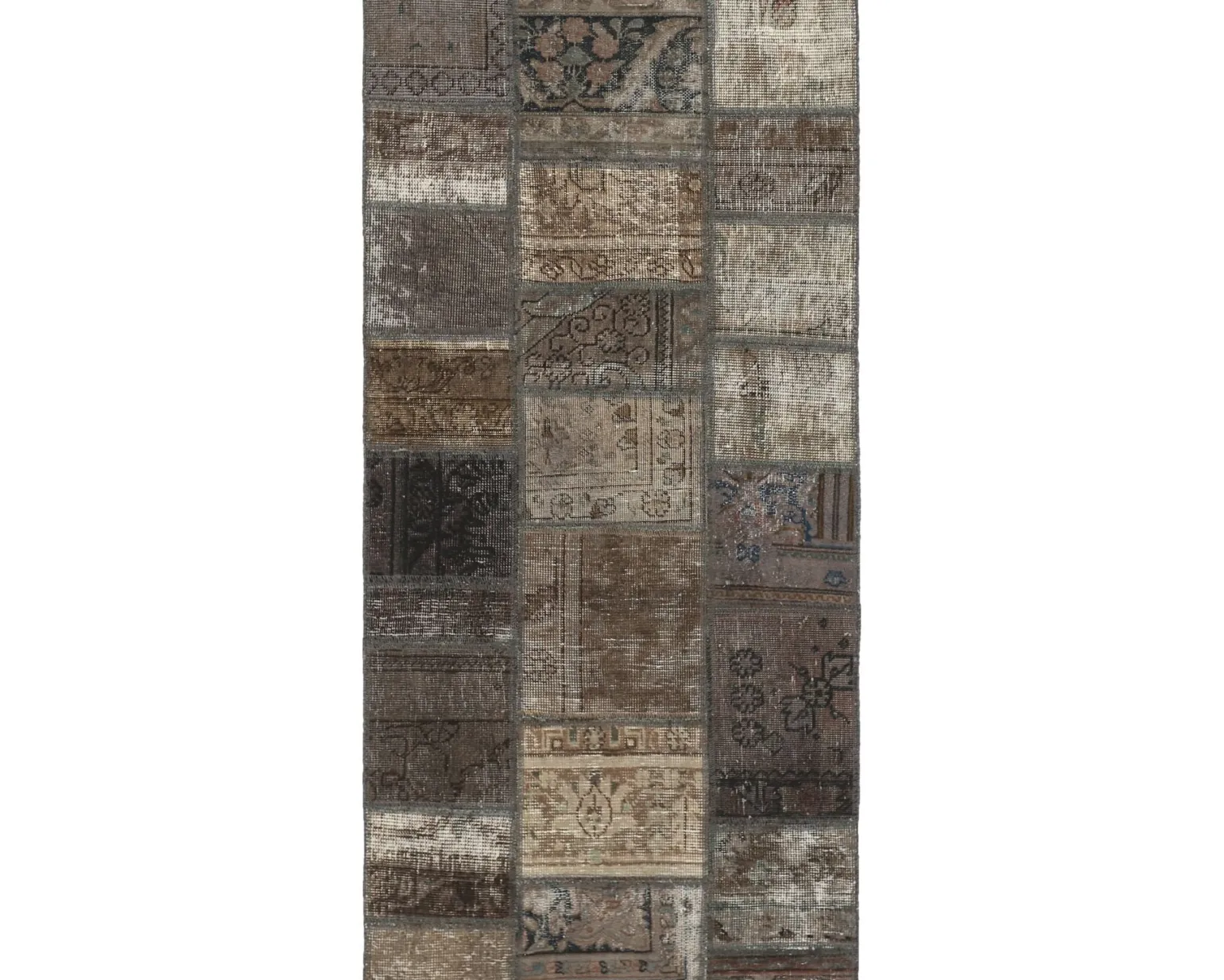 Vintage Patchwork orientalisk matta 76 x 156 cm