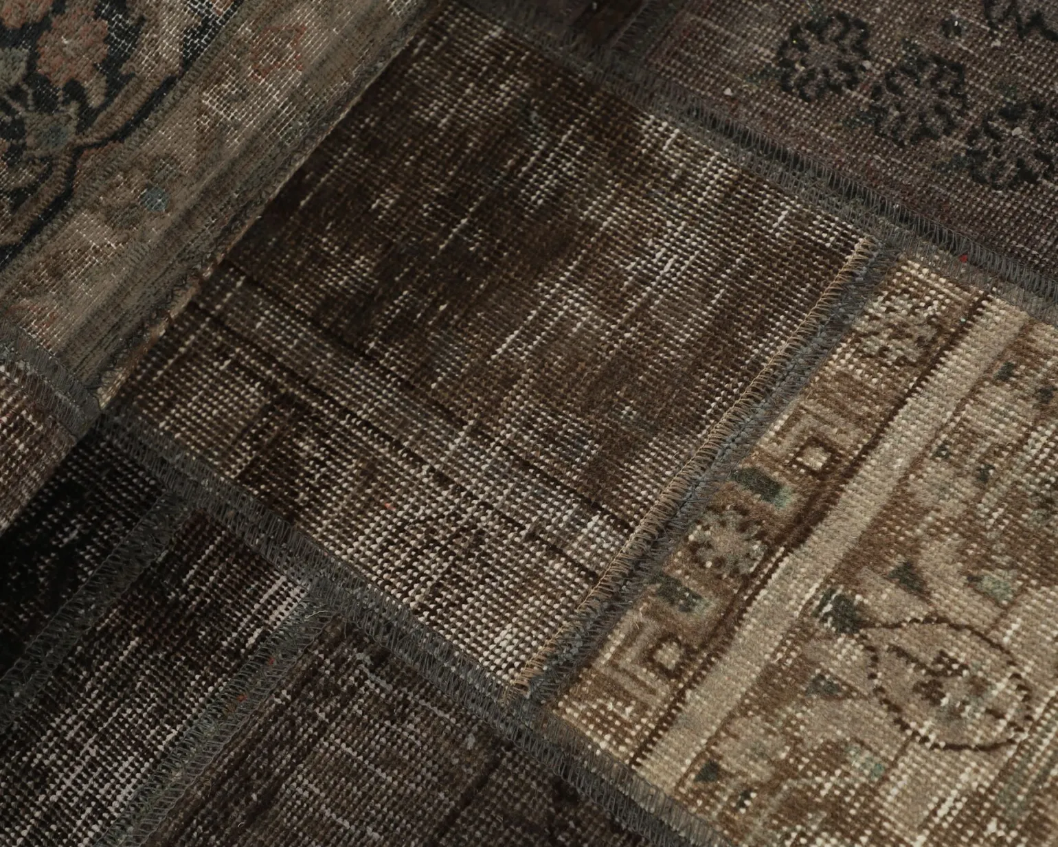 Vintage Patchwork orientalisk matta 76 x 156 cm