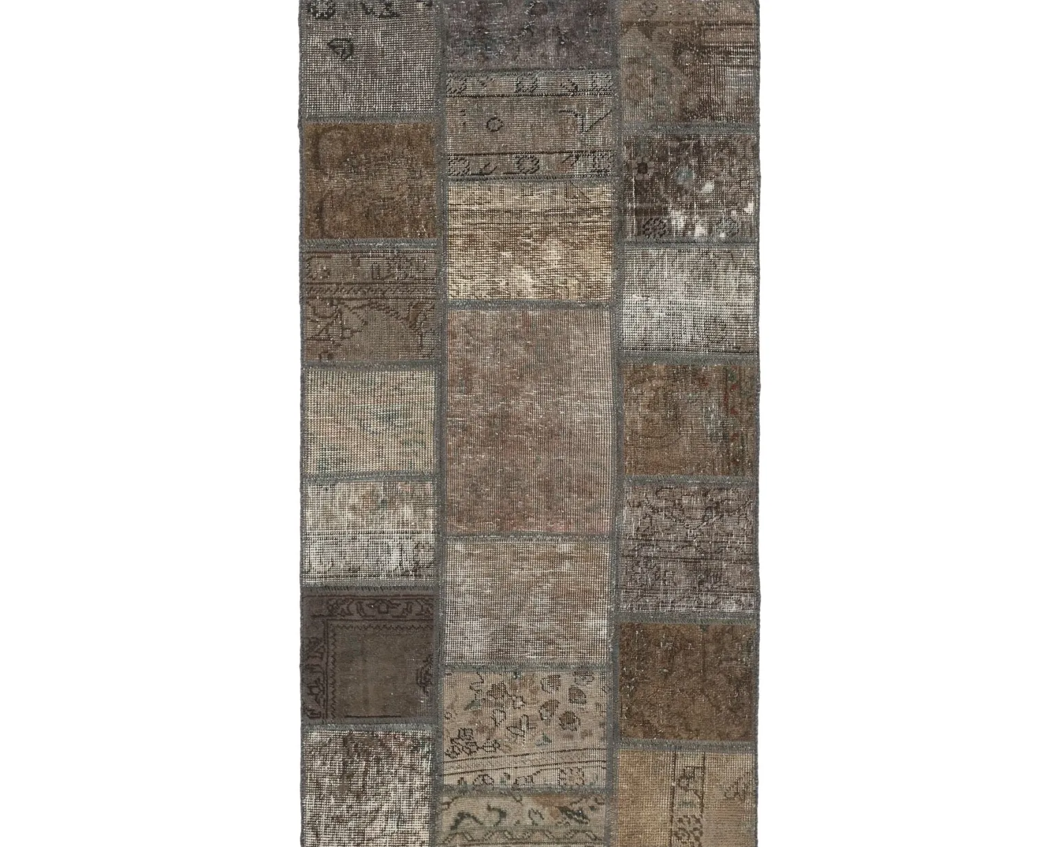 Vintage Patchwork orientalisk matta 76 x 156 cm