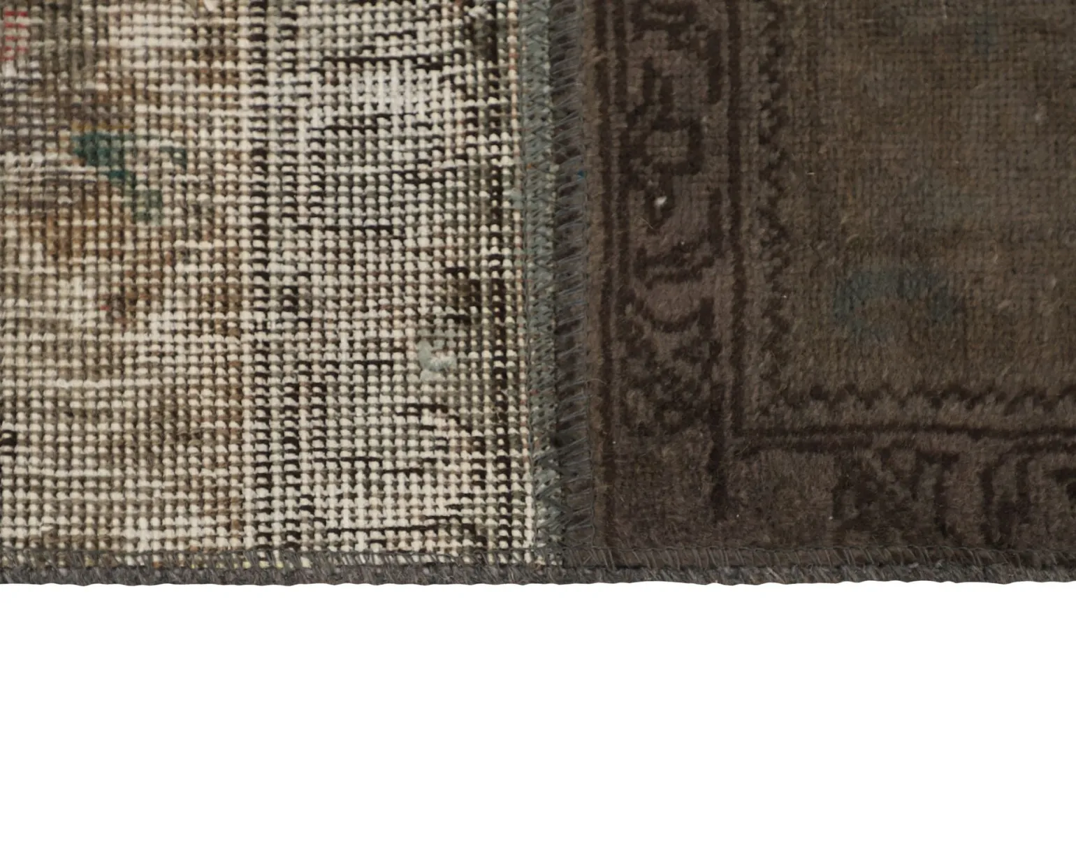 Vintage Patchwork orientalisk matta 76 x 156 cm