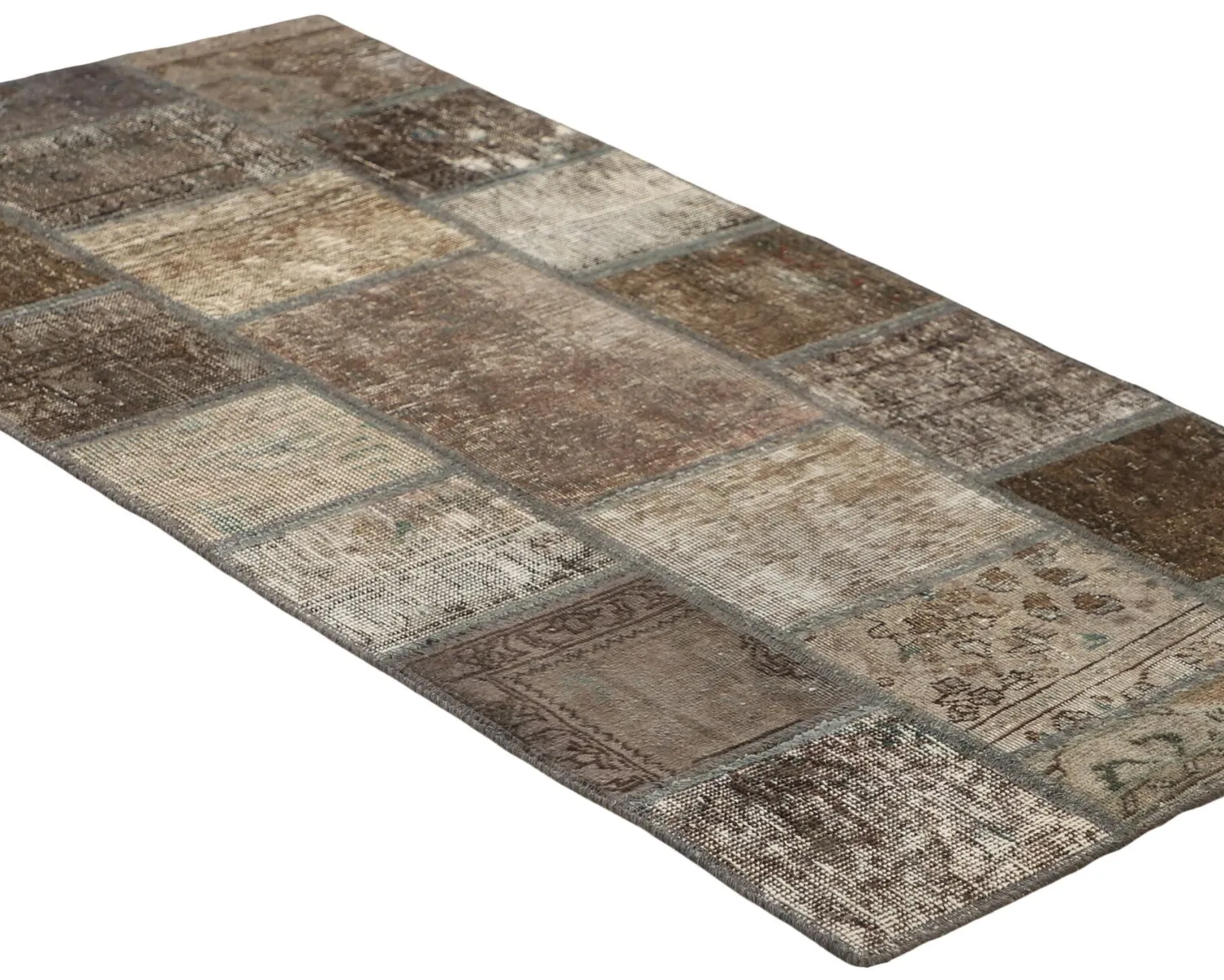 Vintage Patchwork orientalisk matta 76 x 156 cm