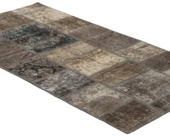 Vintage Patchwork orientalisk matta 75 x 155 cm