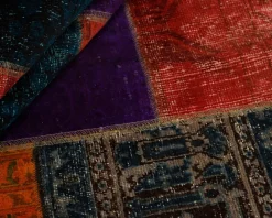 Vintage Patchwork orientalisk matta 249 x 359 cm