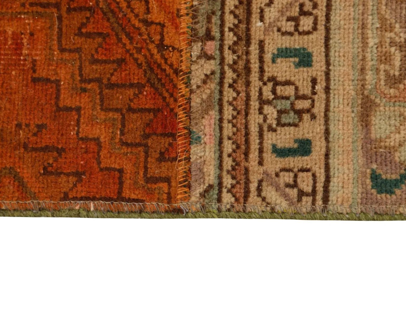 Vintage Patchwork orientalisk matta 249 x 359 cm
