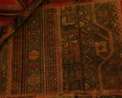 Vintage Patchwork orientalisk matta 205 x 304 cm
