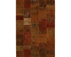 Vintage Patchwork orientalisk matta 205 x 307 cm