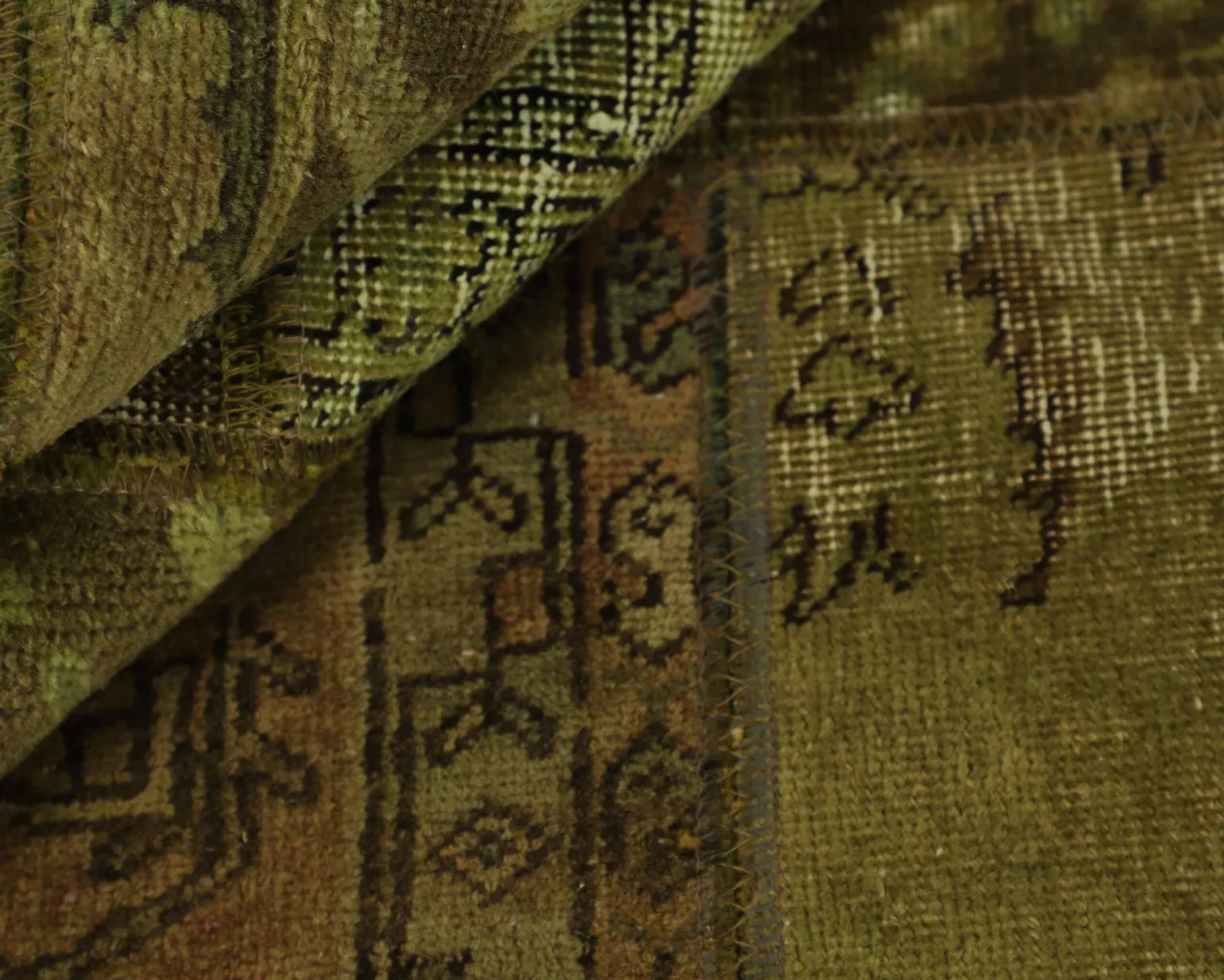 Vintage Patchwork orientalisk matta 207 x 309 cm