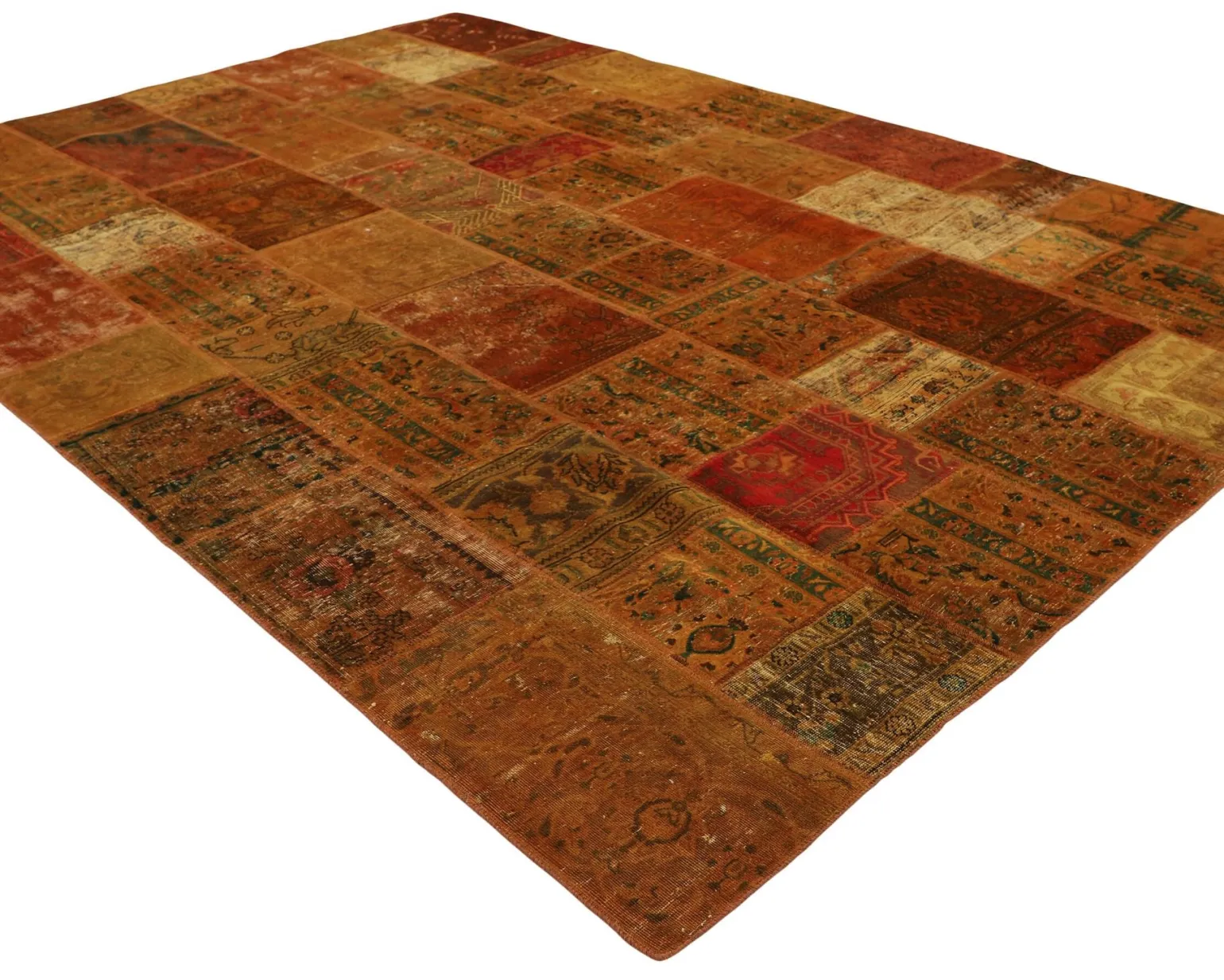 Vintage Patchwork orientalisk matta 250 x 358 cm