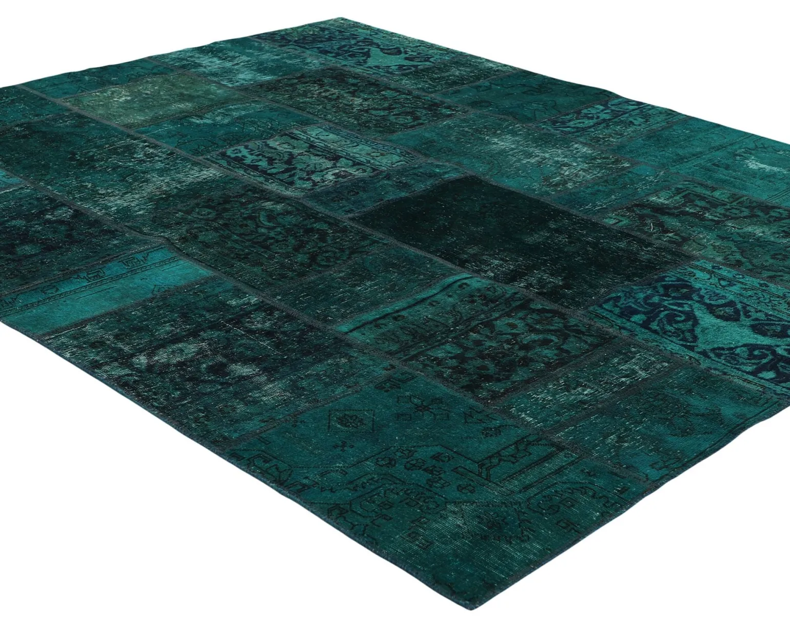 Vintage Patchwork orientalisk matta 208 x 252 cm