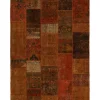 Vintage Patchwork orientalisk matta 204 x 254 cm