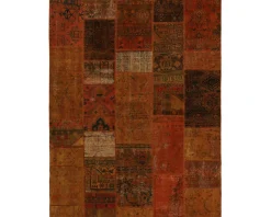 Vintage Patchwork orientalisk matta 204 x 254 cm