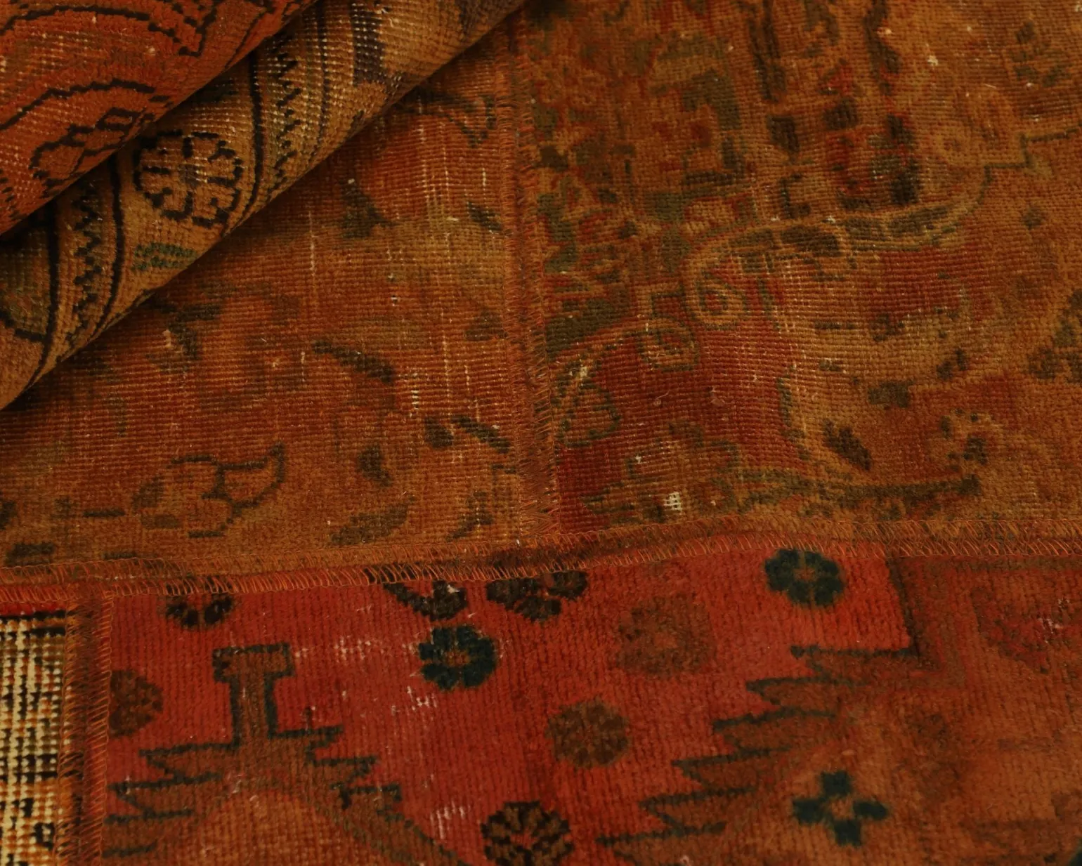 Vintage Patchwork orientalisk matta 204 x 254 cm