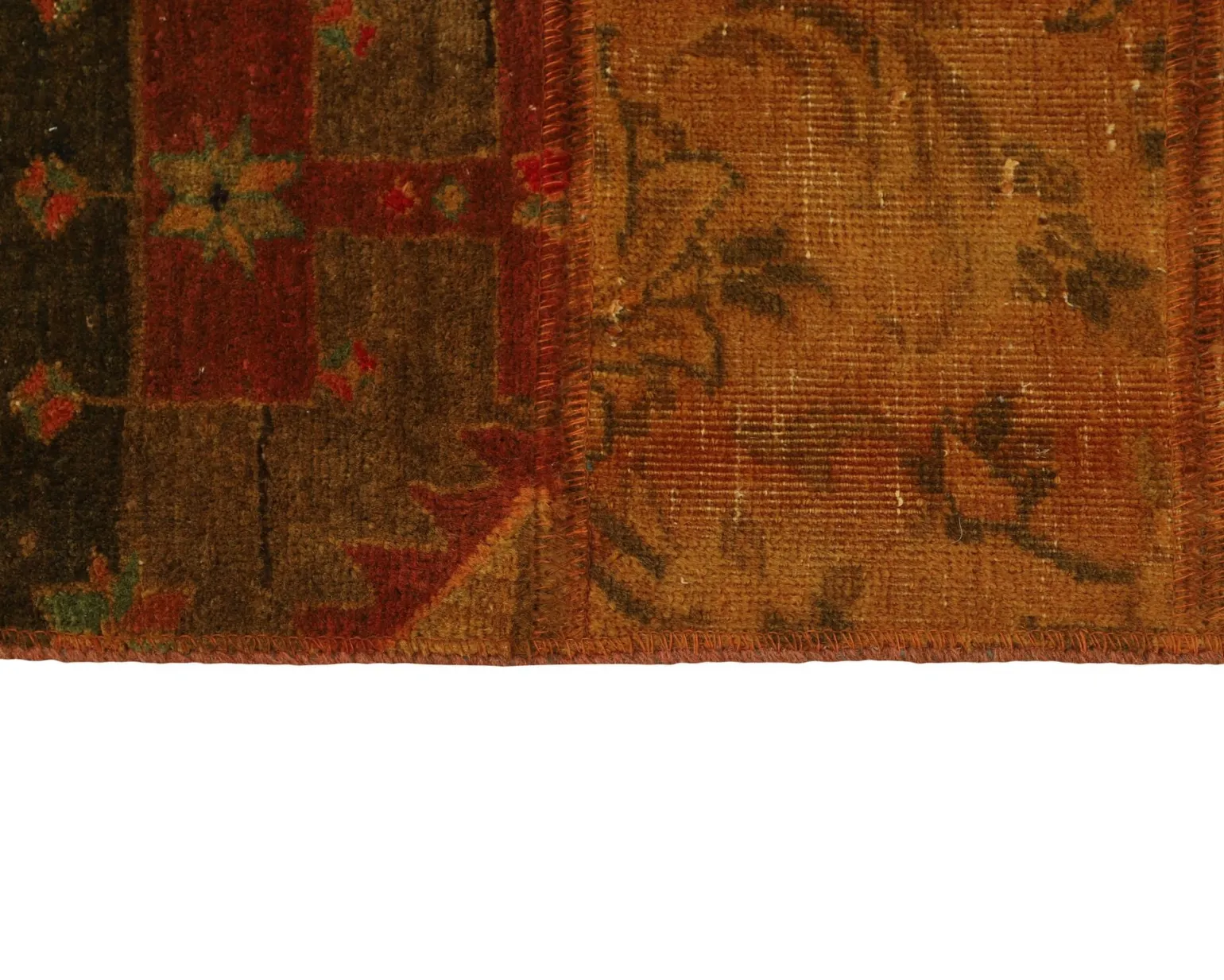 Vintage Patchwork orientalisk matta 204 x 254 cm