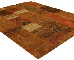 Vintage Patchwork orientalisk matta 204 x 254 cm